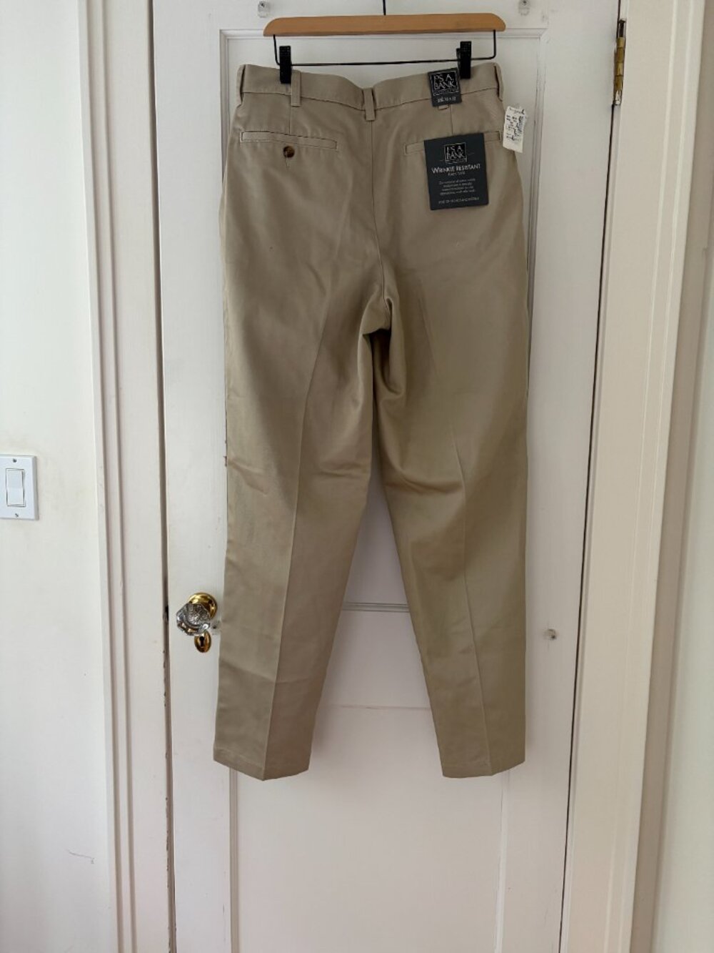 Jos. A. Bank Wrinkle Resistant Plain Twill Chinos Size 32 x 32 NWT - Picture 4 of 6